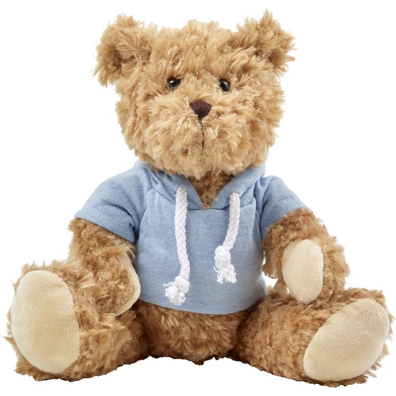 Image of Plush teddy bear with hoodie